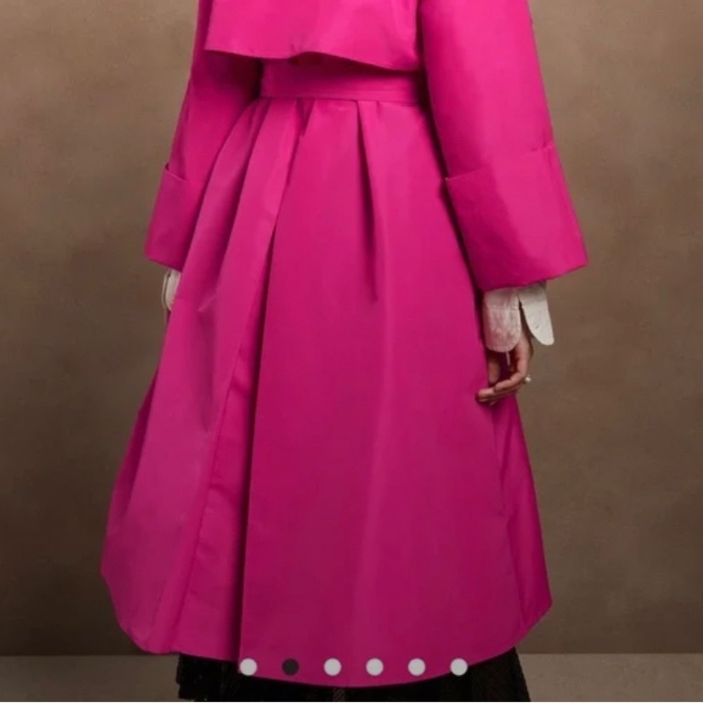 Banana Republic Magenta/Peony over sized opera coat